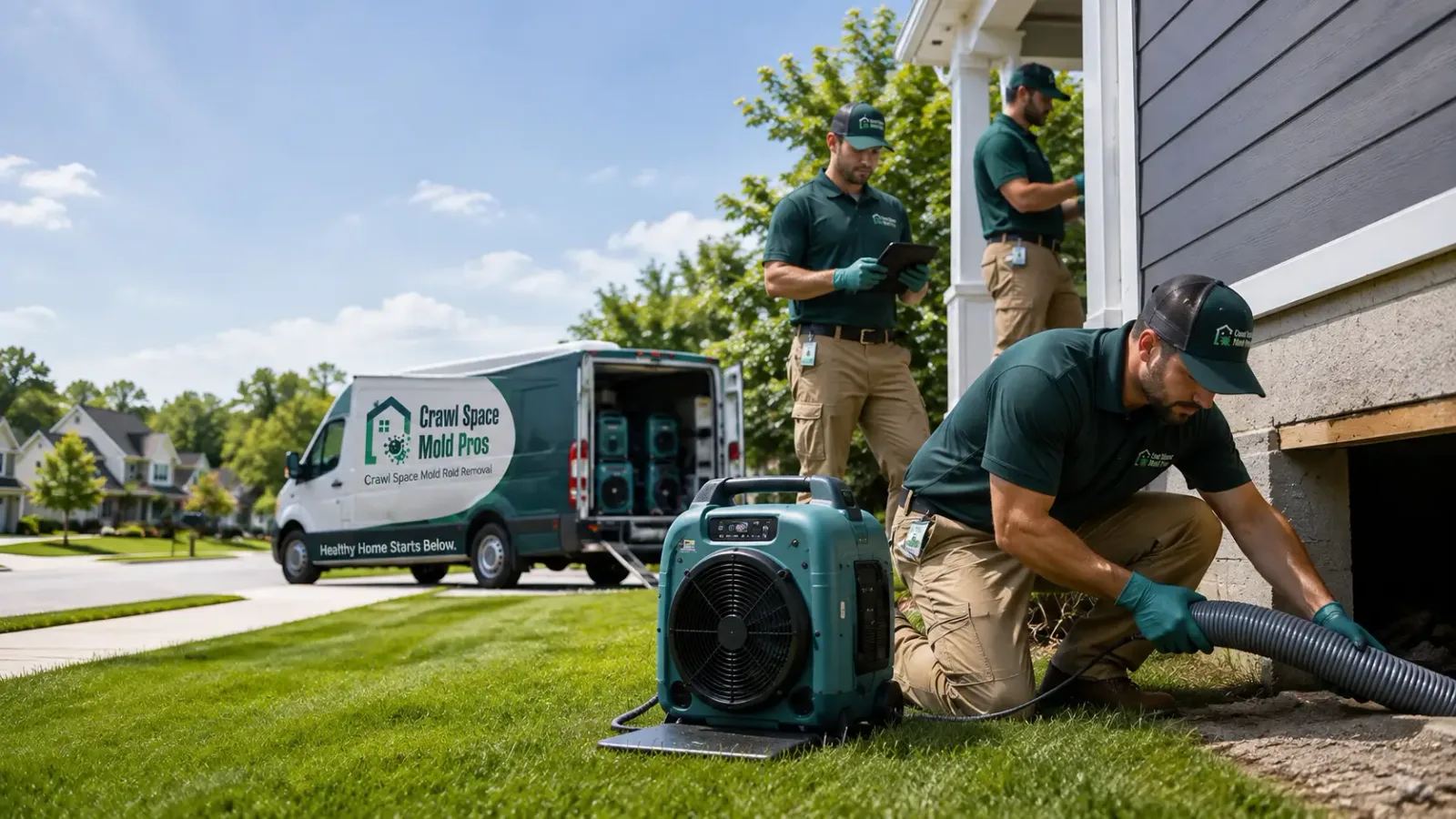Crawl Space Mold Removal in Jerseyville, IL